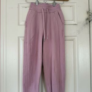 Lululemon Pink Jogger Sweatpants